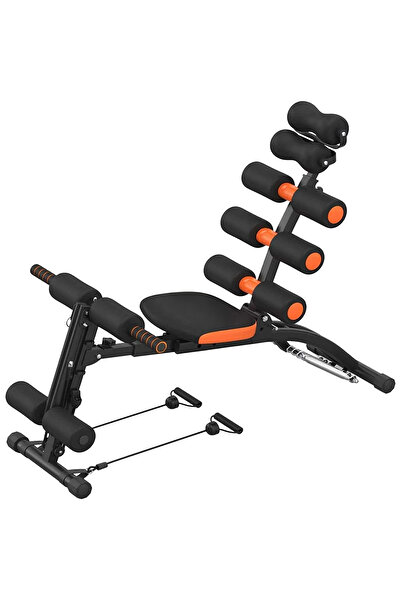 Fitness World Adjustable abdominal exercise machine comfortable padded seat, ...
