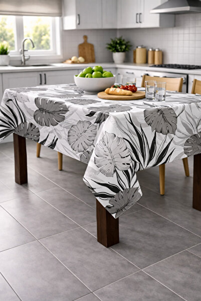 Ozsport Hygienic Oilcloth Tablecloth – Waterproof, Stain-Resistant, Easy to C...