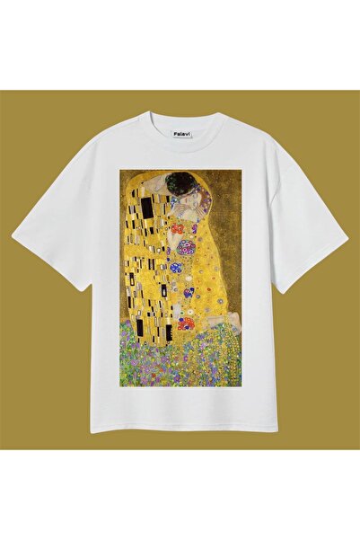 FALAVİ Gustave Klimt the Kiss T-Shirt
