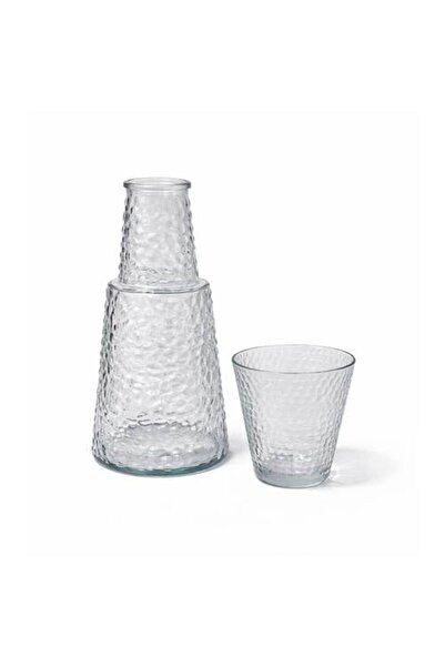 Generic Glass Water Bottle Set with Cup