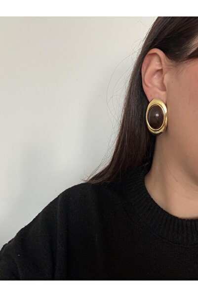 Charmist Steel Coffee Siry Earrings