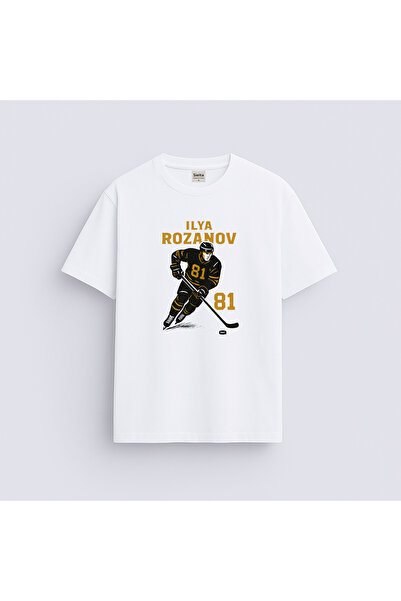 AYDESİGN Μπλουζάκι Rozanov 81 Hollander Rivalry με στάμπα και λαιμόκοψη ποδηλ...