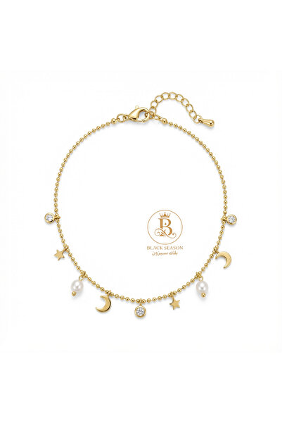 Black Season Zircon Anklet - Delicate | Black Season