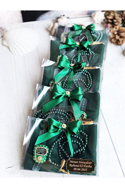 asia collection Acetate Bag, Prayer Beads, Dhikr Mat, Hajj Umnre Gift, 10 Pcs