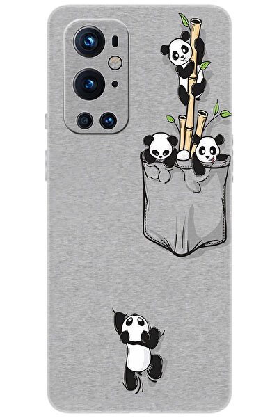 Oneplus 9 PRO LE2123 Uyumlu Kılıf Desenli Baskılı Silikon Pandalar 1798