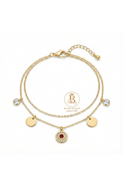 Black Season خلخال زركون - ناعم | بلاك سيزون