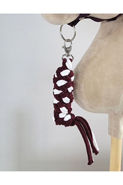Other Hobby Horse Rope - White and Plum
