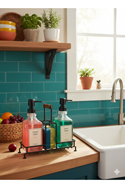 MAKRİ HOME Σετ δοσομετρητή υγρού σαπουνιού και δοσομετρητή απορρυπαντικού από...