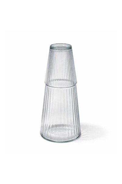 Generic Glass Water Bottle Set with Cup