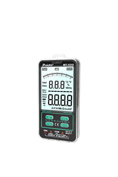 LUXURY ,Dijital Ekranlı Gerçek RMS ölçümü Cep Tipi Akıllı Multimetre, Dijital...