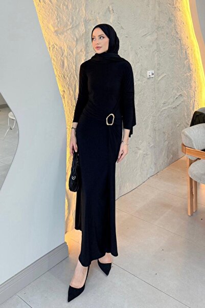 Hazamoda Rochie Ensar Sandy Neagră