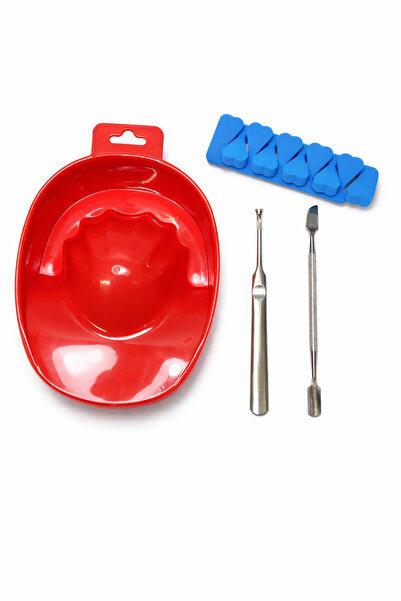 OEM Manicure & Pedicure Set – Nail Soaking Bowl + Metal Tools + Toe Separators