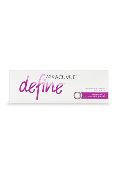 ACUVUE 1-Day Define Vivid Style Pack Of 30, Daily Disposable Contact Lenses, ...