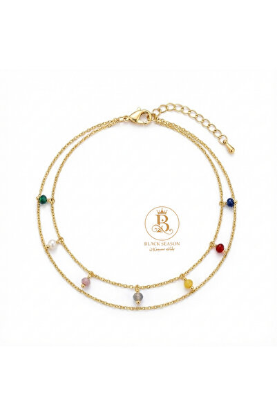 Black Season Zircon Anklet - Delicate | Black Season