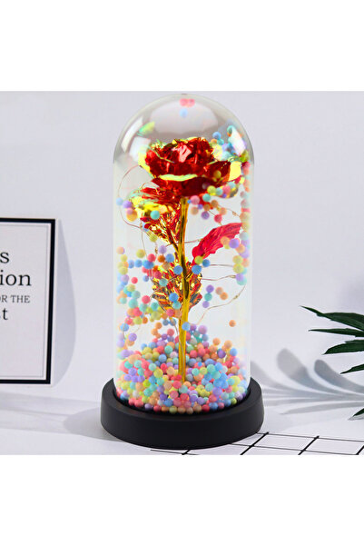 Three top online Globuri luminoase LED cu cristal de sticlă, trandafir etern,...