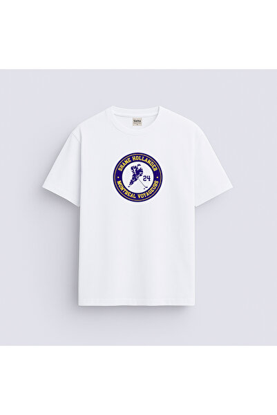 AYDESİGN Hollander 24 Heated Rivalry Printed Crew Neck White T-Shirt T-Shirt