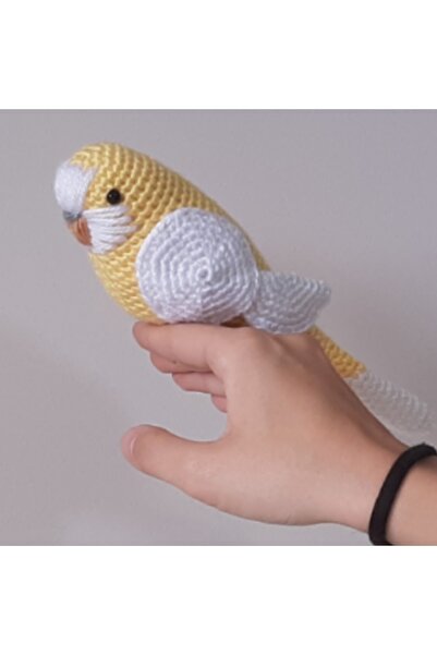 nildamigurumi Amigurumi Kuş Oyuncak Muhabbet Kuşu Sarı