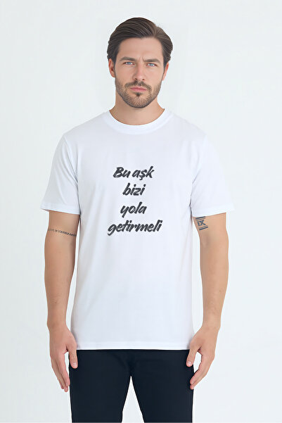 Windy Island Ανδρικό μπλουζάκι με λαιμόκοψη "This Love Should Take Us Somewhe...