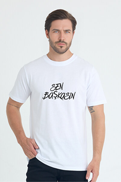 Windy Island Tricou cu mânecă scurtă pentru bărbați, cu decolteu tip crew, im...