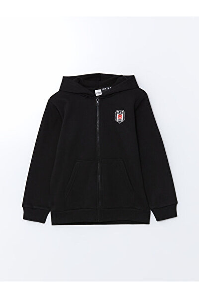 LC Waikiki Çelebi Store'dan Kaliteli Parçalar Kapüşonlu Beşiktaş Baskılı Erke...