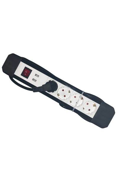 ALIEN Prelungitor 4cai 5m 3×1.5mm2 cu intr si USB HQ