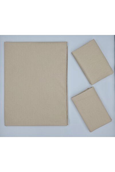 pınarhome collectıon 100% Organic Cotton Fabric Plain (Without Elastic) Sheet...