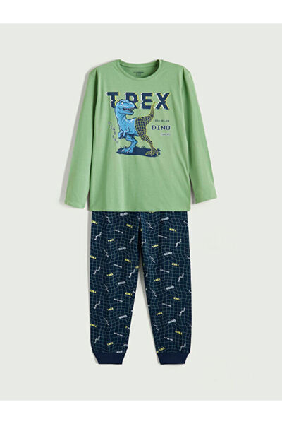 LC Waikiki Set de pijamale pentru băieți cu imprimeu, piese de calitate, de l...