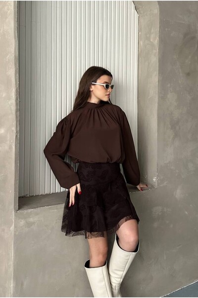 MEECY Rochie mini cu fustă