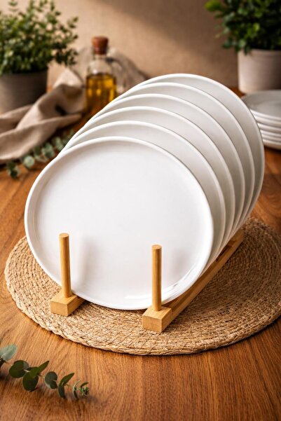 KÜTAHYAMUTFAK Porcelain 6-Piece Cake/Breakfast Plate 20cm