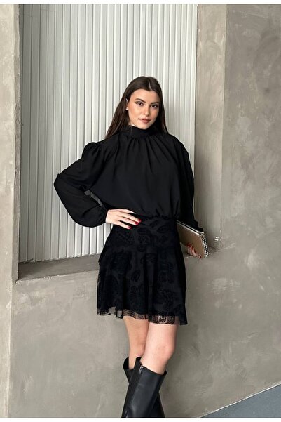 MEECY Skirted Mini Dress