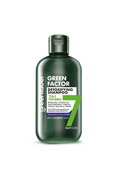 Greenlabel 7 in 1 Detoxifying Shampoo with Rosemary and Spirulina 400ml