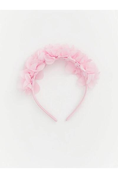 LC Waikiki Pink Tulle Detailed Baby Girl Crown (S6)