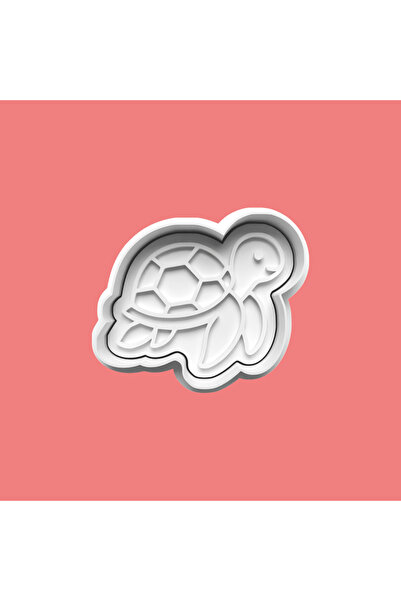 Sekovlog59 قالب لصنع الكوكيز على شكل سلحفاة وقالب لعجينة السكر