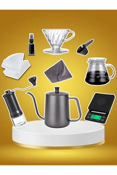 unbranded V60 Coffee Set, 9 pieces, 02