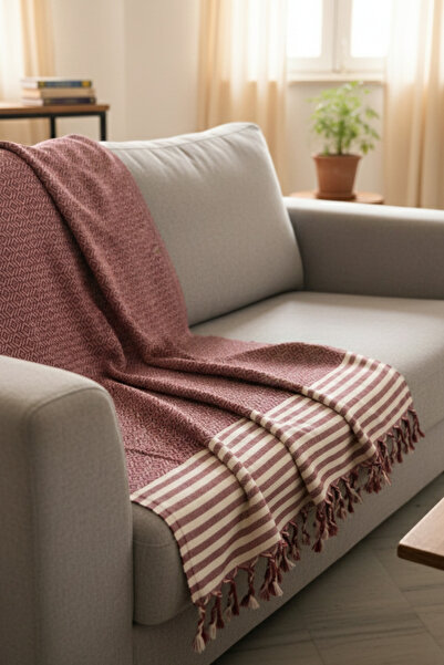 Shadro Textile Diamond Pattern Cotton Sofa, Sofa Bed, Armchair Cover Shawl So...