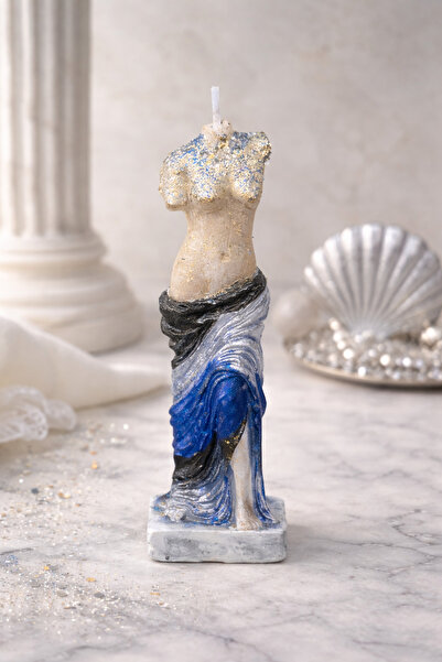 ceresia Aşk Tanrıçası Heykel Mum El Boyaması