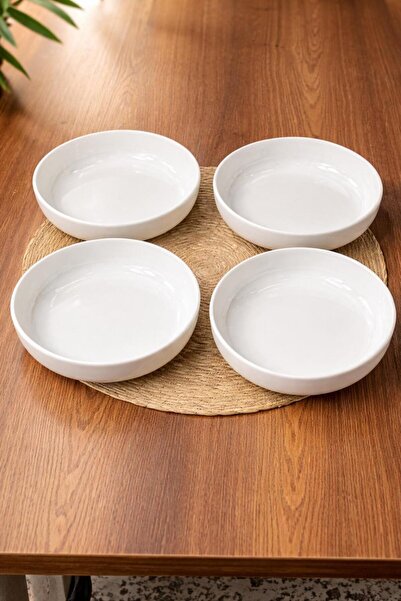 KÜTAHYAMUTFAK Tutuncu Home Porcelain 4-Piece Pit Bowl 19cm