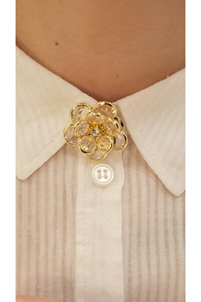 Jerie Çiçek Figür 2'li Set Düğme Broş