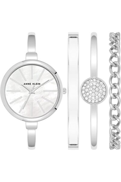 Anne Klein Women's Bangle Watch and Bracelet Set