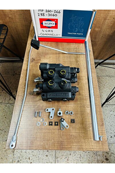 ÖZMENOĞLU MASSEY FERGUSON 260G-266G-288G damper valfi HİDROLİK DAMPER 4 ÇIKIŞ...