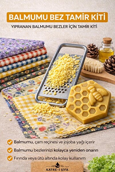 Katre-i Şifa Balmumu Bez Tamir Kiti – Doğal Balmumu Bez Yenileme Bloğu | Balm...