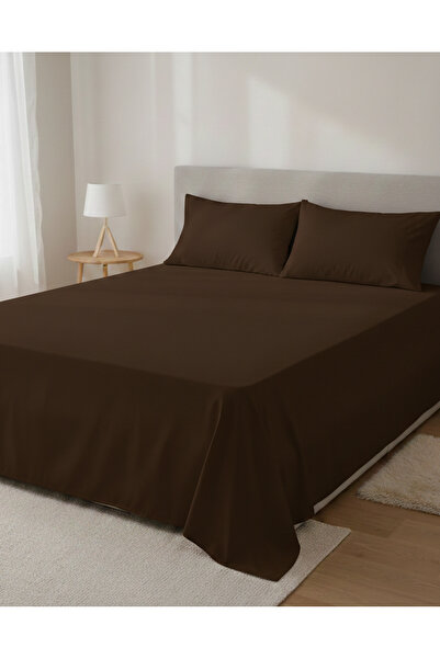 pınarhome collectıon 100% Organic Cotton Fabric Plain (Without Elastic) Sheet...