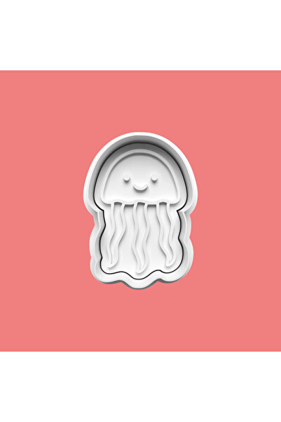 Sekovlog59 قالب بسكويت على شكل قنديل البحر وقالب عجينة السكر