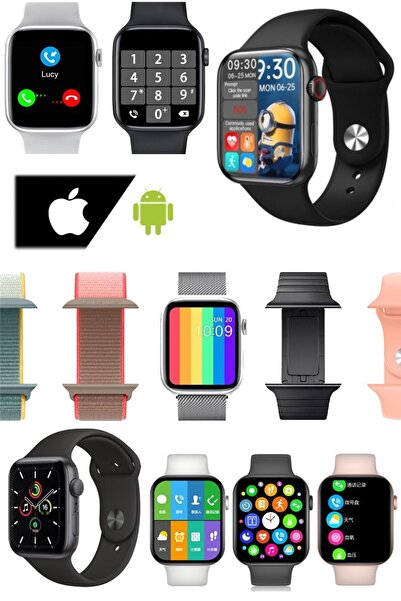 Munico iphon & Android Uyumlu Akıllı Bluetooth Kol Saat Smart Watch Yeni Seri...