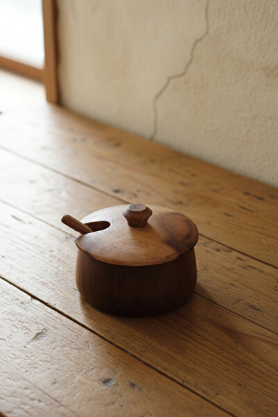 Suo Home Rustica Tekli Akasya Ahşap Şekerlik / Baharatlık