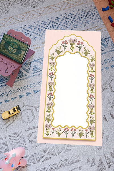 Charmbi Special Design Prayer Rug for Children – Non-Slip Base & Colorful Pat...