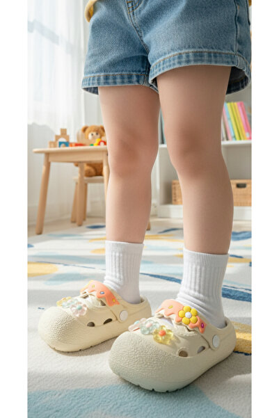 Hızlı Al DEVOJČIČKE PAPUČE SA CVETNIM UZORAKOM S Sandale ZA SVAKODNEVNO KORIŠ...