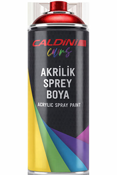 CALDİNİ Metalik Kırmızı Sprey Akrilik boya