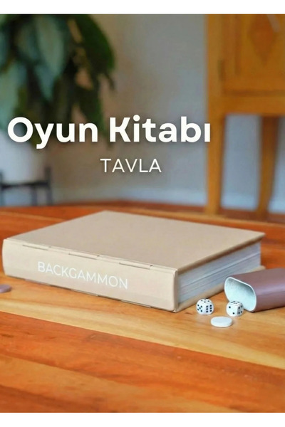 7LAB Kitap Tavla Seti (Backgammon)