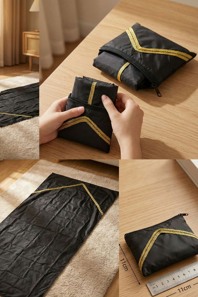 Lotus Dükkan Portatif Cep Seccadesi - Kolay Silinebilir Kumaş - Parlak Arka Y...